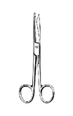 Knowles Bandage Scissors 14cm 5+